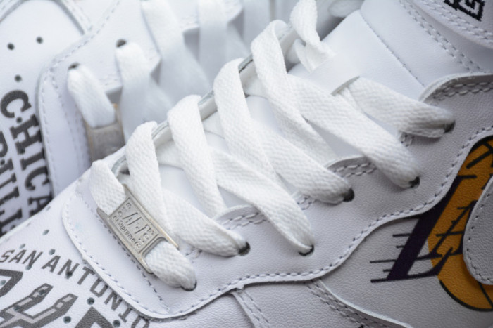 AIR FORCE 1 MID NBA WHITE AQ8017-100 - CCSHOES