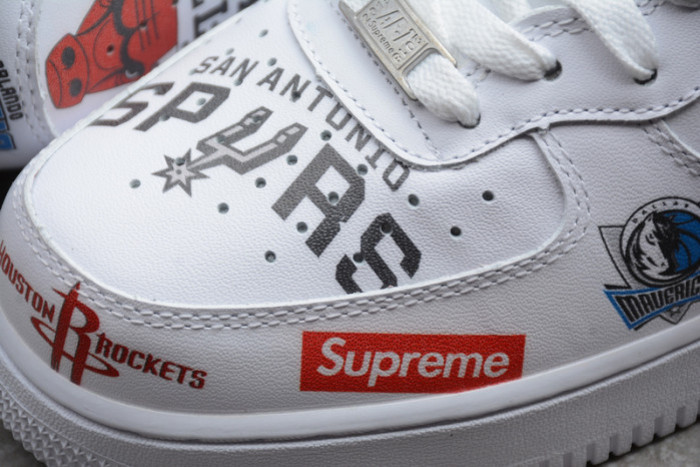AIR FORCE 1 MID NBA WHITE AQ8017-100 - CCSHOES