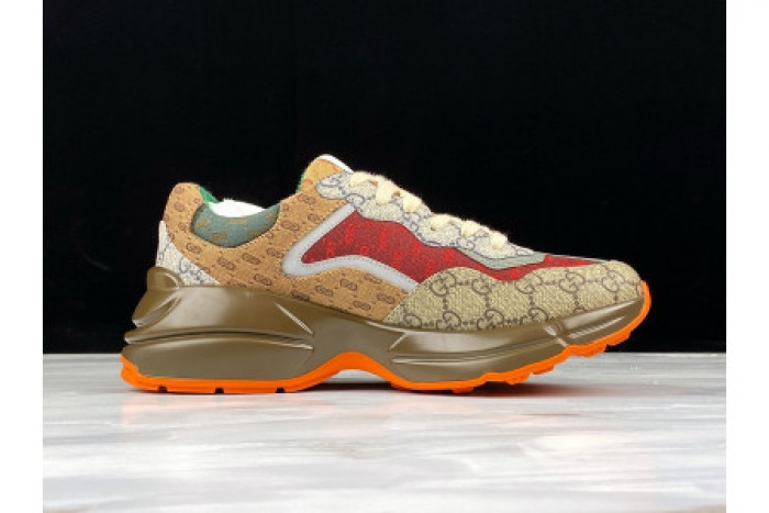 GUCC RHYTON VINTAGE TRAINER SNEAKER 620185 99WG0 6060 - CCSHOES