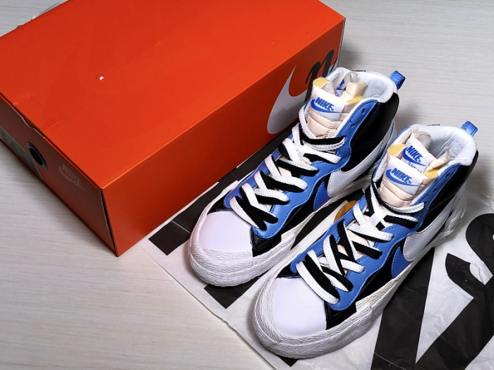 SACAI X NIKE BLAZER MID UNIVERSITY BLUE BV0072-001 - CCSHOES