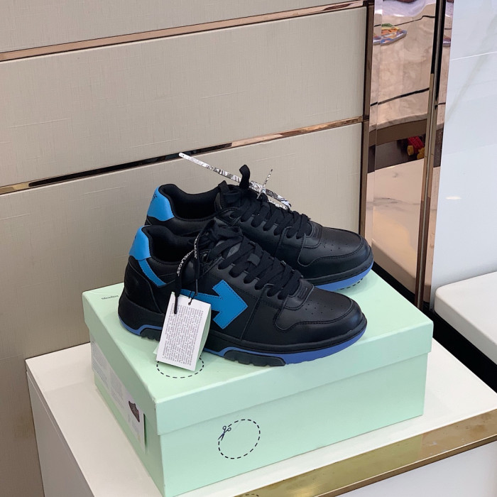 OFF WHITE™ C/O VIRGIL ABLOH OUT OF OFFICE LOW-TOP LEATHER SNEAKERS "OOO" - CCSHOES