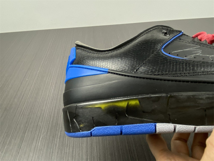 Jordan 2 Retro Low SP Off-White Black Blue DJ4375-004 - CCSHOES