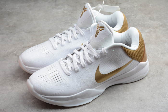 NIKE KOBE 5 BIG STAGE HOME 386429-108 - CCSHOES