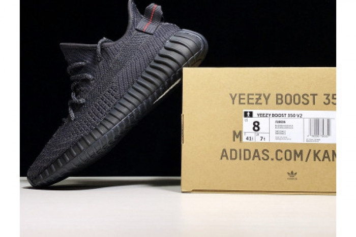 ADIDAS MENS YEEZY BOOST 350 V2 BLACK FU9006 - CCSHOES
