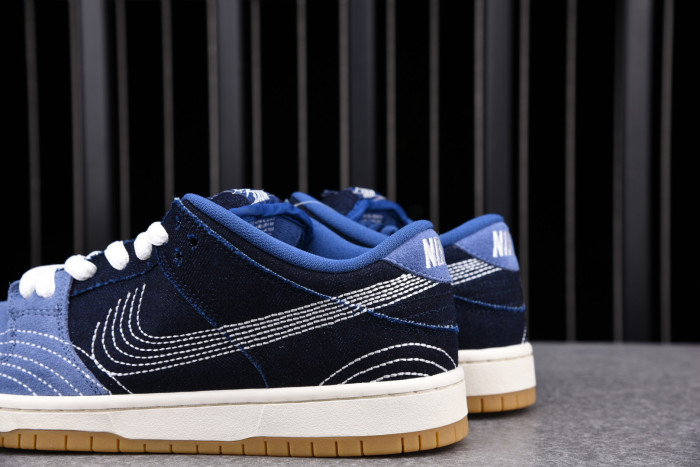 Nike SB Dunk Low Denim Sashiko CV0316-400 - CCSHOES