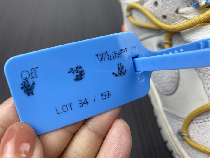 Nike Dunk Low Off-White Lot 34 DJ0950-102 - CCSHOES