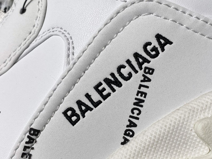 BLCG Triple S Allover Logo White 536737 W2FA1 9010 - CCSHOES