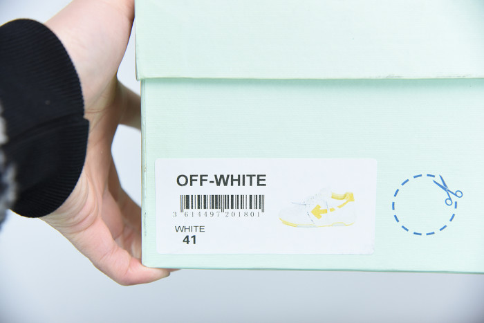 OFF WHITE™ C/O VIRGIL ABLOH OUT OF OFFICE LOW-TOP LEATHER SNEAKERS "OOO" - CCSHOES