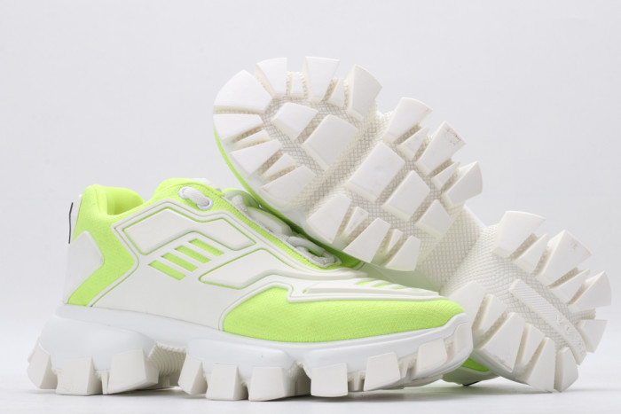 PRAD CLOUDBUST THUNDER KNIT GREEN AND WHITE - CCSHOES