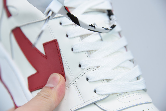 OFF WHITE™ C/O VIRGIL ABLOH OUT OF OFFICE LOW-TOP LEATHER SNEAKERS "OOO" - CCSHOES