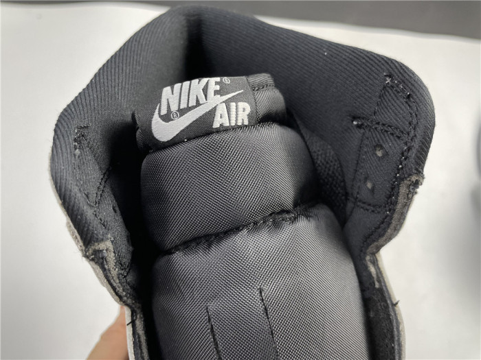 Air Jordan 1 Retro High Black White Light Smoke Grey 555088-035 - CCSHOES
