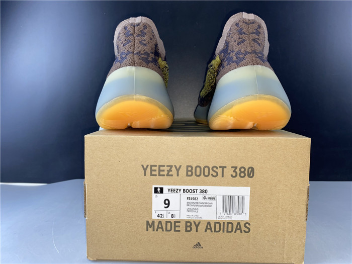 ADIDAS YEEZY BOOST 380 'COFFEE GOLD’ NON-REFLECTIVE FZ4982 - CCSHOES