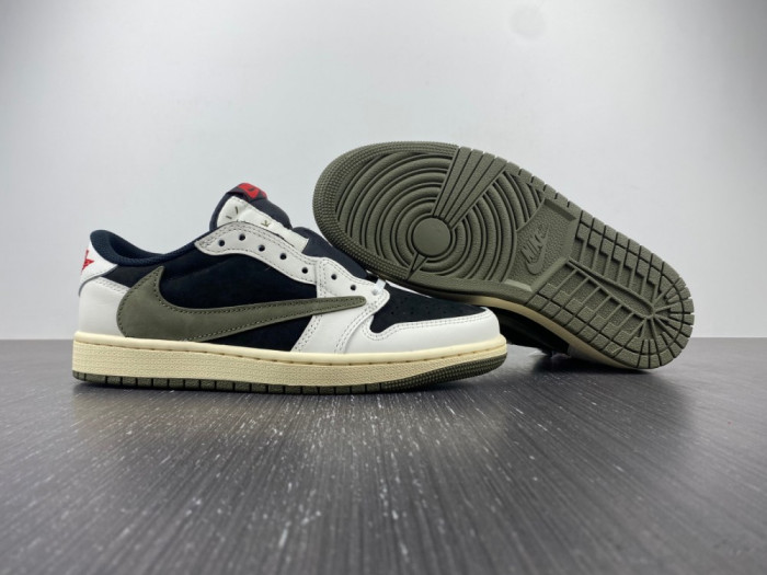 Travis Scott x Air Jordan Air Jordan 1 Retro Low OG Olive DZ4137-106 - CCSHOES