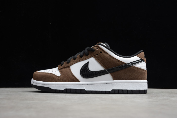 NIKE SB DUNK LOW WHITE BLACK TRAIL END BROWN 304292-102 - CCSHOES