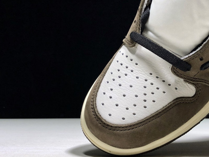 Travis Scott x Air Jordan 1 Retro High OG 'Mocha' - CD4487 100 - CCSHOES