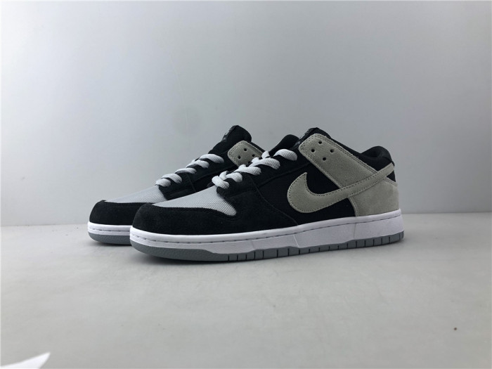 Nike Sb Zoom Dunk Low Pro Black/Wolf Grey-White-White 854866-001 - CCSHOES