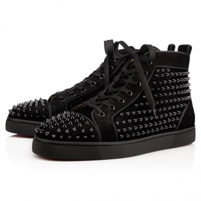Christian Louboutin Louis Junior Spikes - CCSHOES