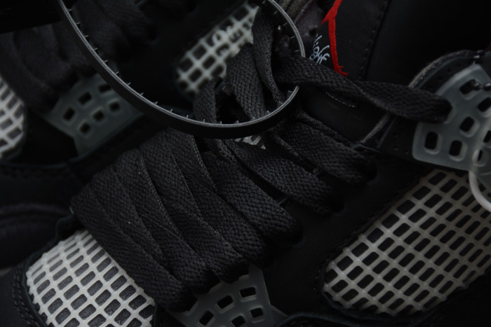 Off White x Air Jordan 4 Retro Bred CV9388-001 - CCSHOES