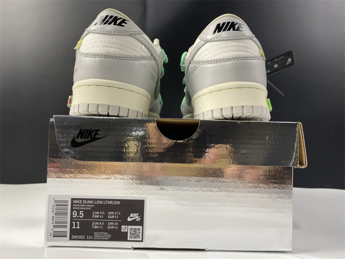 Nike Dunk Low Off-White Lot 4 DM1602-114 - CCSHOES
