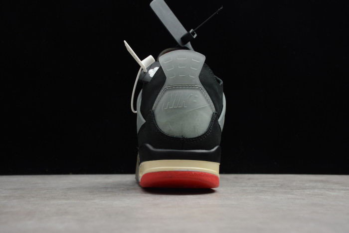 Off White x Air Jordan 4 Retro Bred CV9388-001 - CCSHOES