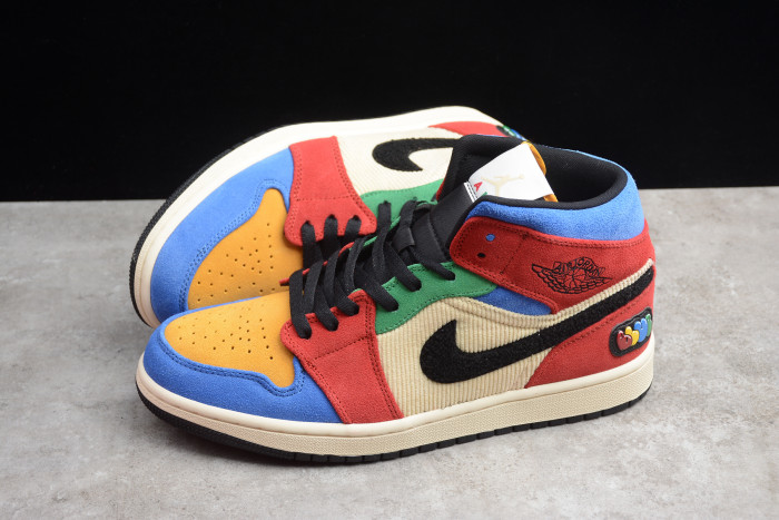 Air Jordan 1 Mid SE Fearless Blue the Great CU2805-100 - CCSHOES