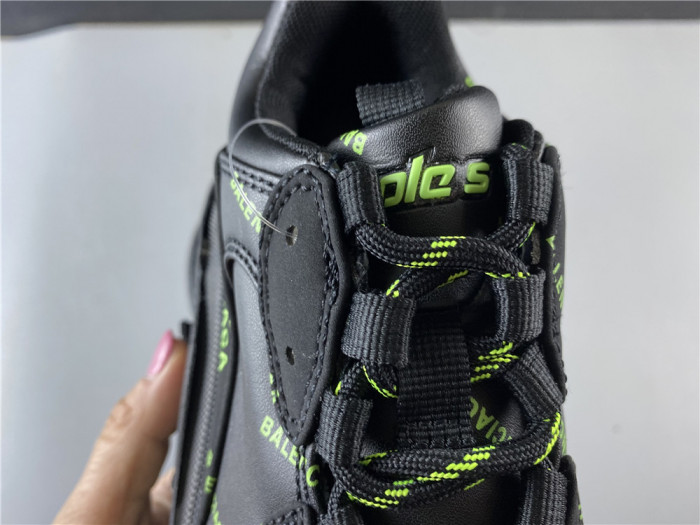 BLCG SNEAKER TRIPLE.S.GOMMA BLACK 524039 W2FA1 7633 - CCSHOES