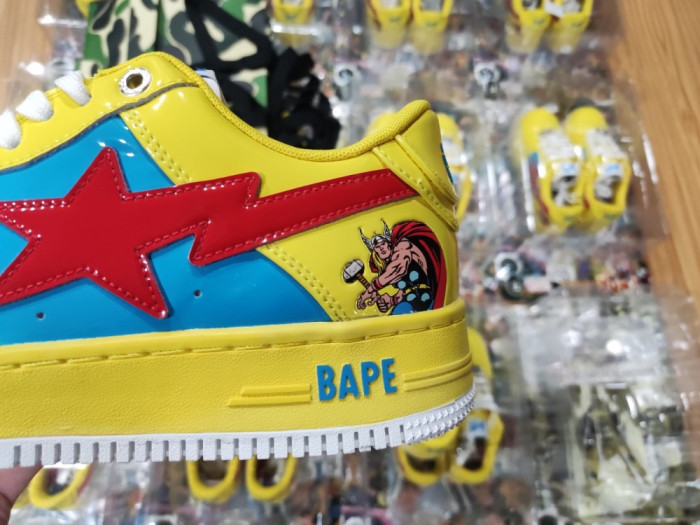 A BATHING APE MARVEL BAPE STA - CCSHOES