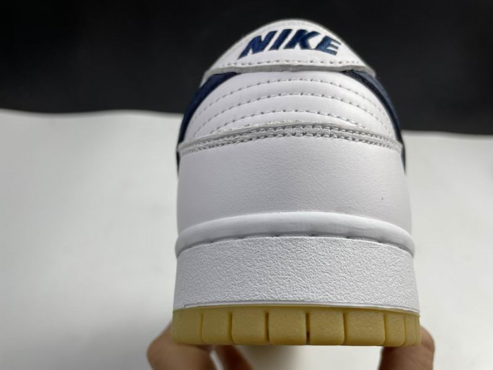 Nike SB Dunk Low Orange Label White Navy CZ2249-100 - CCSHOES