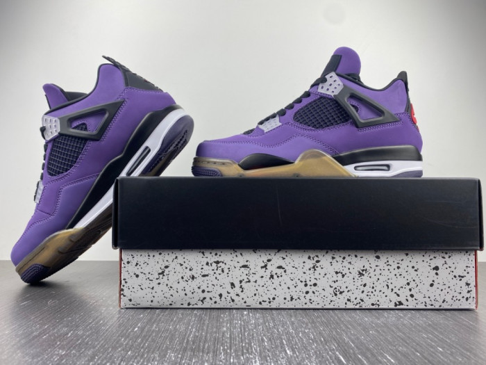 JORDAN 4 RETRO TRAVIS SCOTT PURPLE (FRIENDS AND FAMILY) 766296 LN4 - CCSHOES
