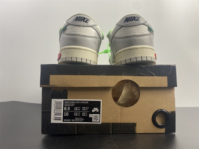 Off-White x Dunk Low 'Lot 07 of 50' DM1602-108 - CCSHOES