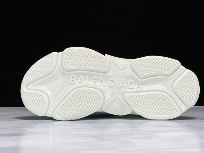 BLCG Triple S Allover Logo White 536737 W2FA1 9010 - CCSHOES