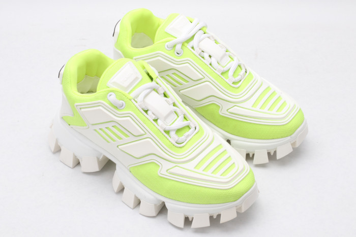 PRAD CLOUDBUST THUNDER KNIT GREEN AND WHITE - CCSHOES