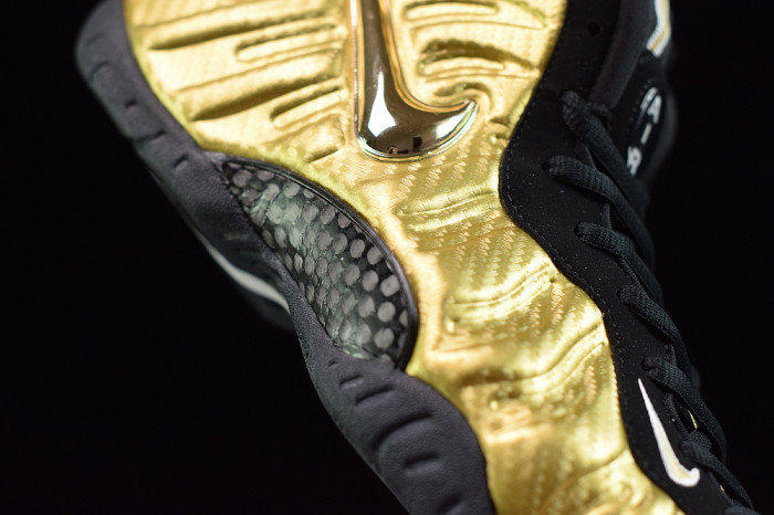Nike Air Foamposite Pro “Metallic Gold” Black mens 624041-701 - CCSHOES