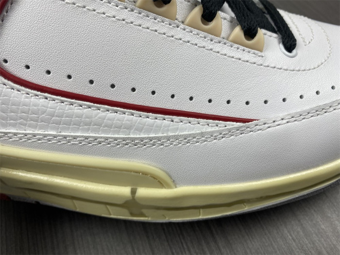 Jordan 2 Retro Low SP Off-White White Red DJ4375-106 - CCSHOES