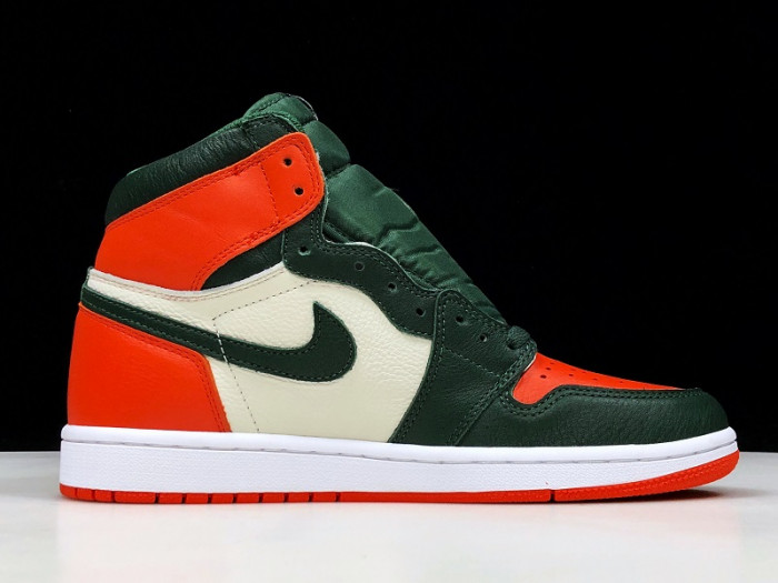 SoleFly x Air Jordan 1 Retro High OG Sail/Fir-Team Orange AV3905-138 - CCSHOES