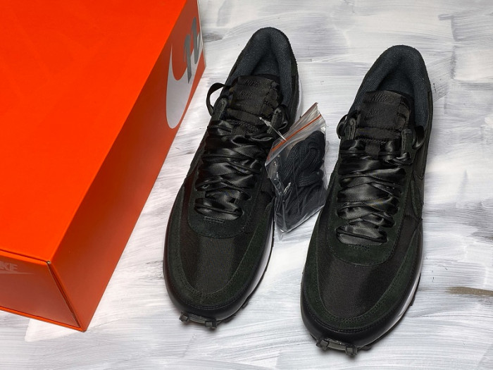 Nike LD Waffle Sacai Black Nylon BV0073-002 - CCSHOES