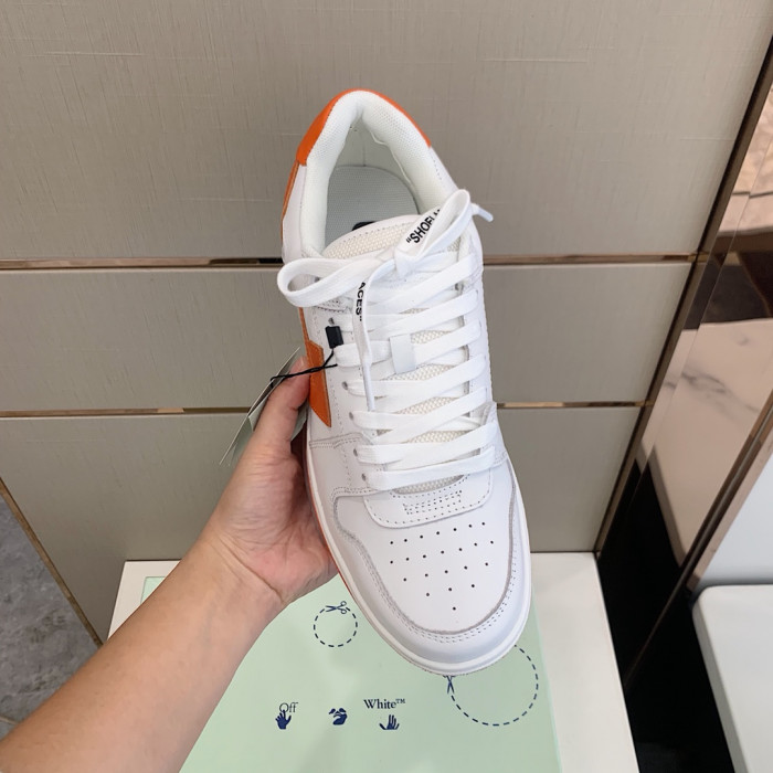 OFF WHITE™ C/O VIRGIL ABLOH OUT OF OFFICE LOW-TOP LEATHER SNEAKERS "OOO" - CCSHOES