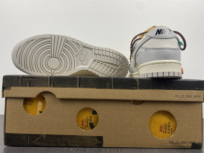 Nike Dunk Low Off-White Lot 46 DM1602-102 - CCSHOES