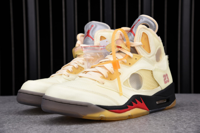 Jordan 5 Retro OFF-WHITE Sail DH8565-100 - CCSHOES