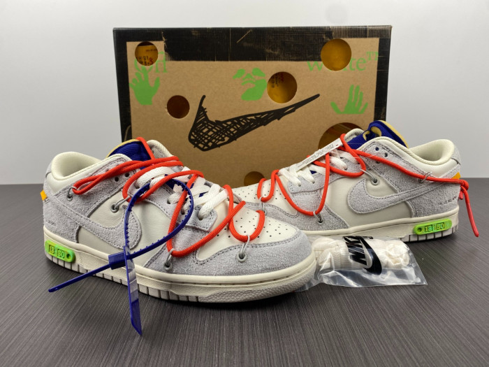 Nike Dunk Low Off-White Lot 13 DJ0950-110 - CCSHOES