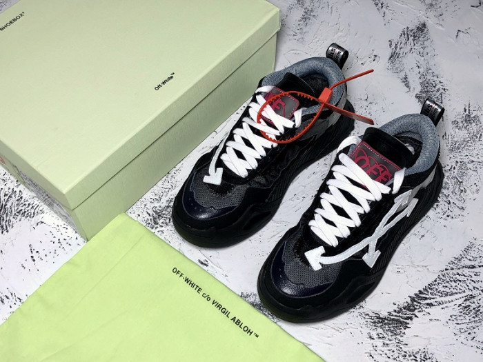 OFF-WHITE C/O ODSY-1000 SNEAKER BLACK - CCSHOES