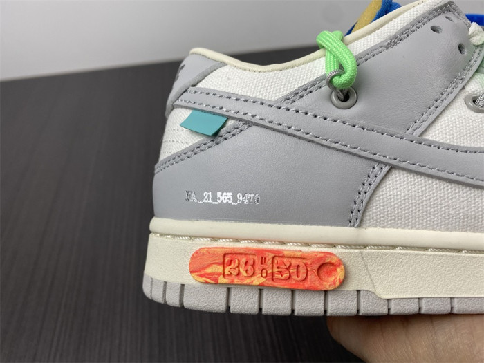Nike Dunk Low Off-White Lot 26 DM1602-116 - CCSHOES