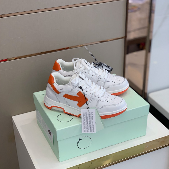 OFF WHITE™ C/O VIRGIL ABLOH OUT OF OFFICE LOW-TOP LEATHER SNEAKERS "OOO" - CCSHOES