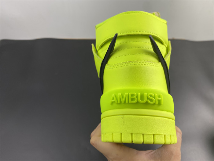Nike Dunk High AMBUSH Flash Lime CU7544-300 - CCSHOES
