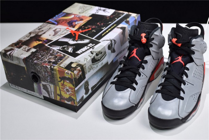 Air Jordan 6 JSP “3M Reflective Infrared” CI4072-001 - CCSHOES