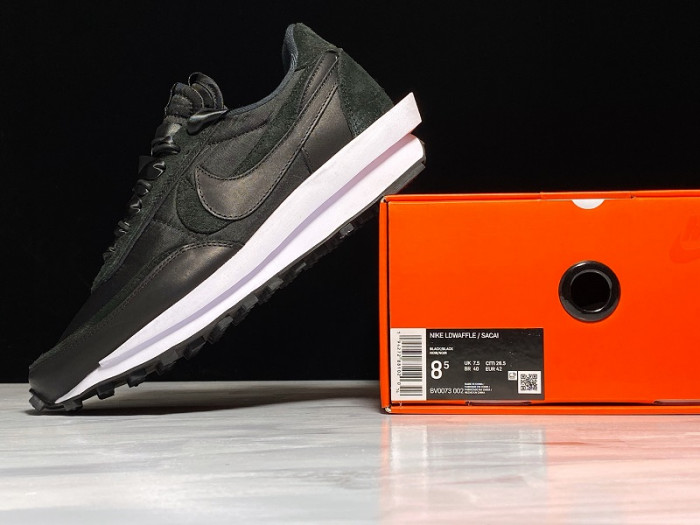 Nike LD Waffle Sacai Black Nylon BV0073-002 - CCSHOES