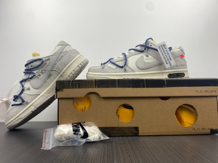 Nike Dunk Low Off-White Lot 18 DJ0950-112 - CCSHOES
