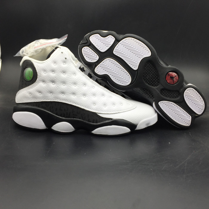 AIR JORDAN 13 RETRO SNGL DAY "LOVE AND RESPECT" black/ white mens 888164-112 - CCSHOES