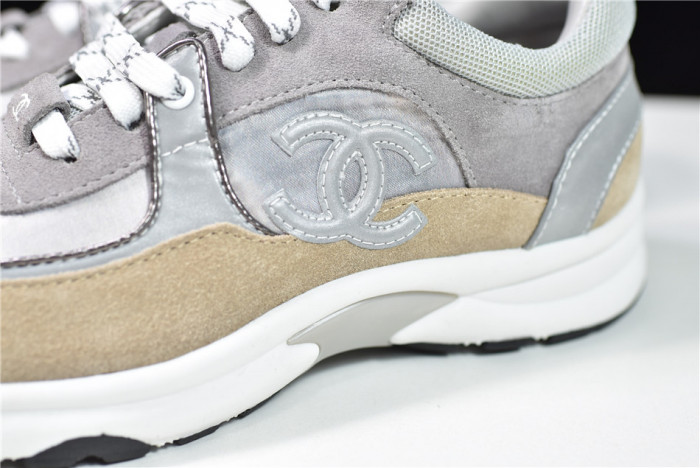 CHNE1 Leather Low Top Sneakers - CCSHOES