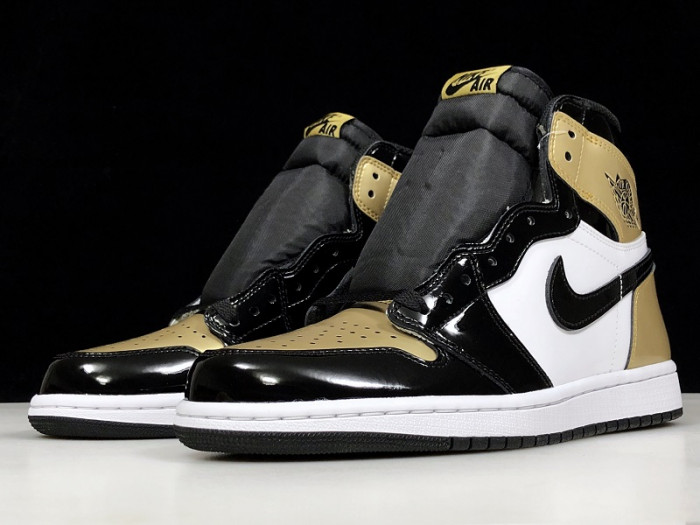 Air Jordan 1 Retro High Glod Toe 861428-007 - CCSHOES
